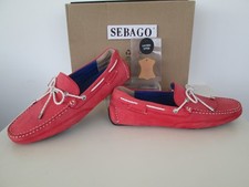 SEBAGO KEDGE  MENS RED NUBUCK
