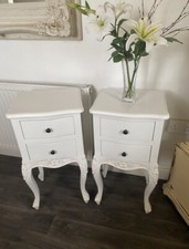 Pair of Ornate white French