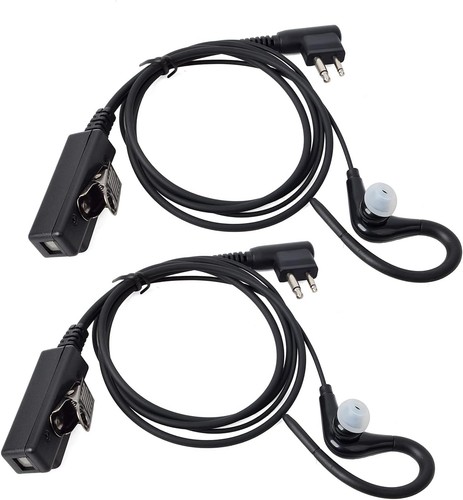 2pack shape earpiece - g-shape, for
