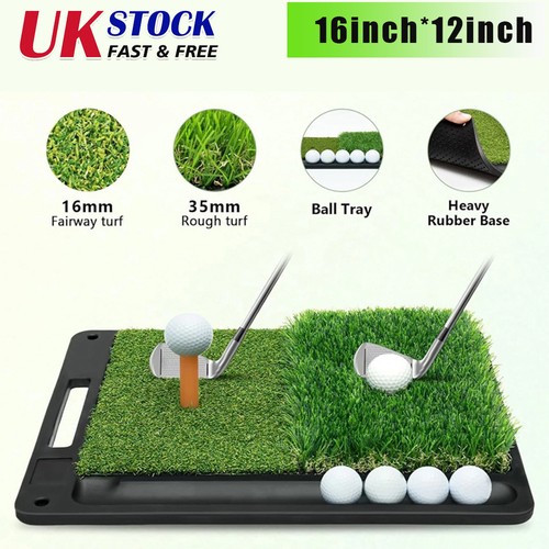 Golf strike mat practice dual - golf,