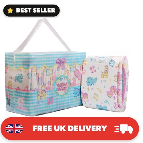 Adult printed diaper - adult,