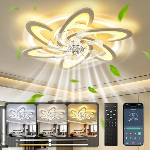 Large led ceiling fan - ceiling, with