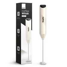Keplin Milk Frother - Handheld, Electric Milk Foam Maker with Stainless Steel