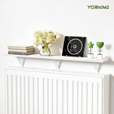 White Floating Radiator Shelf