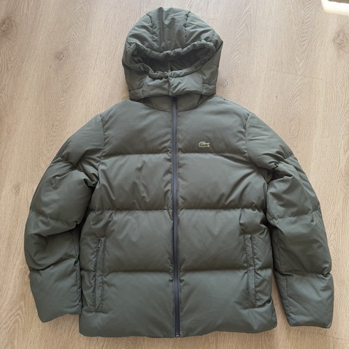 Lacoste men green hooded - men's,