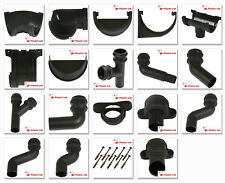 Brett Martin Cast Iron Style PVC 115mm Deep Style Gutter & 68mm Pipe Fittings