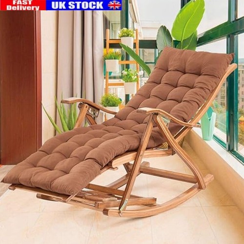 Bamboo recliner rocking chair - recliner,