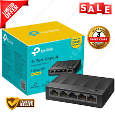5 Port TP-LINK Gigabit Fast Ethernet Switch LAN Network Splitter Hub Wired UK
