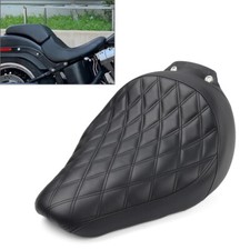 Motorcycle Driver Solo Seat Saddle For Harley Fat Boy FLSTF 2007-2017
