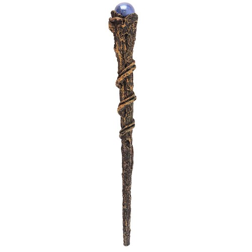 Branch wand with purple sphere - wand,