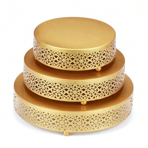 Elegant gold metal cake - elegant,