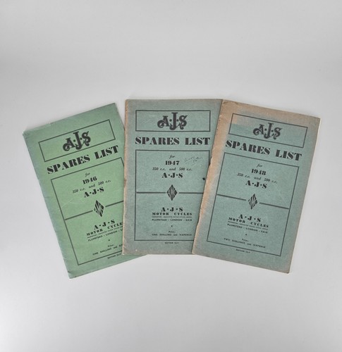 Ajs motorcycle spares lists - ajs,