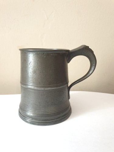 Half pint victorian pewter - victorian,