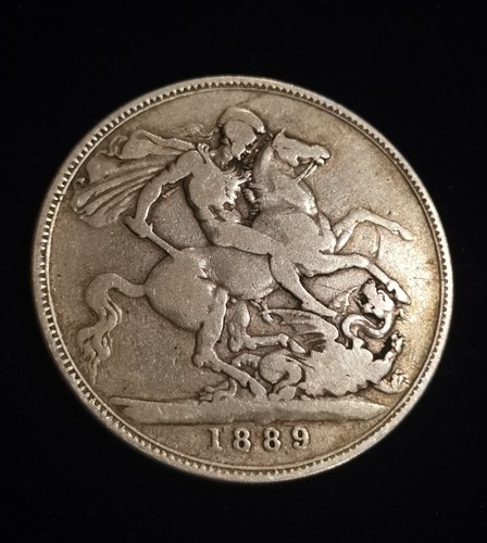 1889 crown coin sterling - crown,