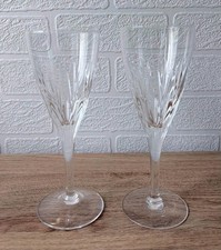 2 x Stuart Crystal Wine Glass