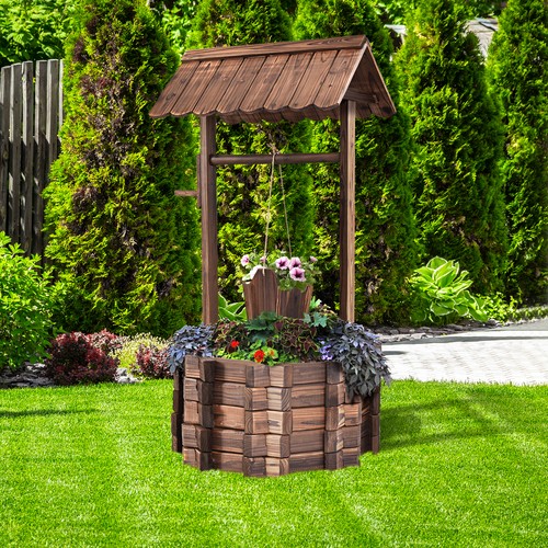 Natural style wishing well - style,