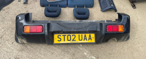 Suzuki jimny black - rear, bumper