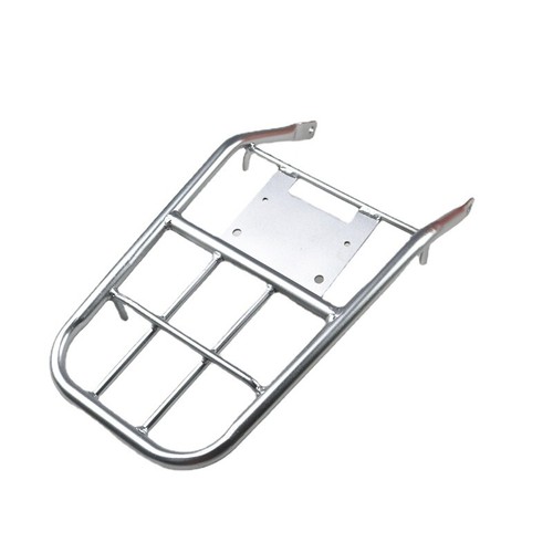 Silver rear luggage rack back - luggage,