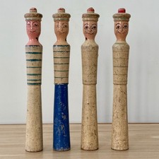 Vintage Wooden Sailor Skittles