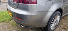 Alfa Romeo 159 Twin Exit Exhaust Rear Bumper silver with parking sensors