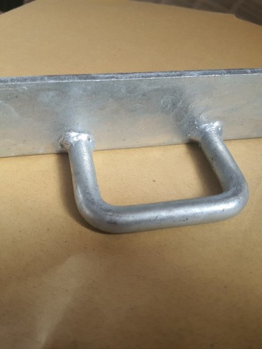Galvanised bracket receiver - d,