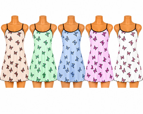 Ladies satin lace nightdress - ladies,