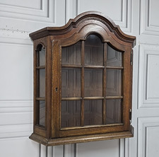Vintage Wall Display Cabinet -