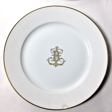 SEVRES gilded white dish with