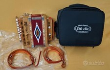 Walnut Organetto mod. Abruzzo SOL Speakerphone Accordion Accordion Melodeon