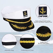 Navy Captain Hat Skipper Yacht