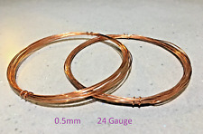 Bright Copper Wire Bare 0.5mm