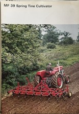 Massey Ferguson 39 Spring Tine Cultivator Brochure