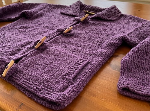 Pachamama cardigan purple - pachamama,