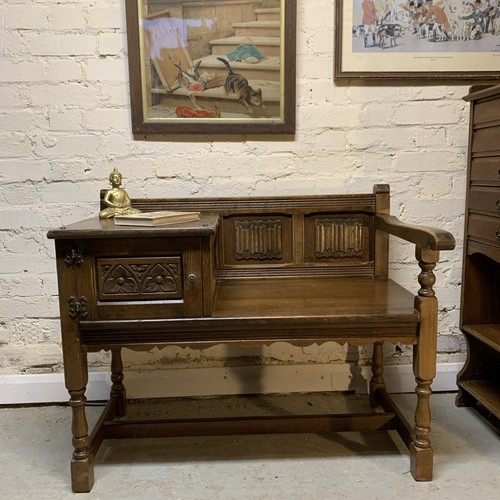 Vintage hall seat settle - vintage,