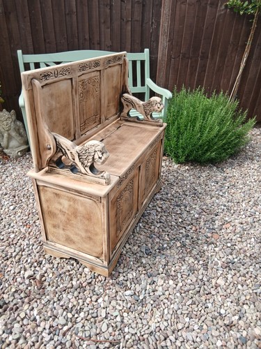 Stripped oak and - and, monks