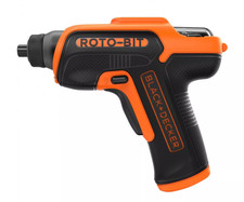 Black & Decker CS36BSC 3.6V Roto-Bit Cordless Screwdriver 180 RPM, LED + 8-Bits