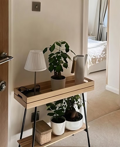 Ikea brass table lamp white - table, lamp,