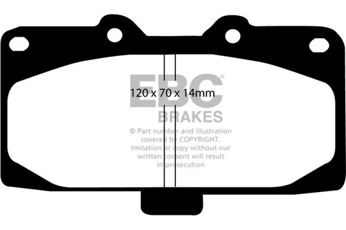 Ebc yellowstuff front brake - ebc,