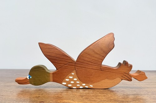 Retro 26cm hand - hand, carved