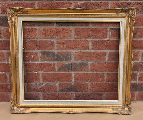 Vintage gold ornate picture - vintage,
