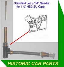 M NEEDLE & JET ASSY for HS2 1¼” SU Carb on AUSTIN A40 FARINA 948cc Mk2 1960-62