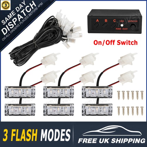 12v amber 18led flashing grill - 18led,