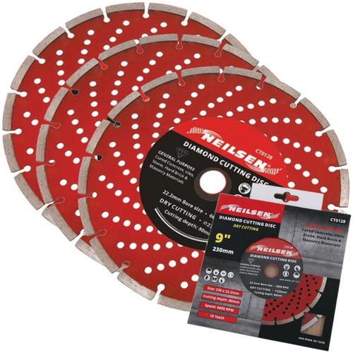 230mm diamond angle - 3x, 9"