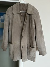 Suede Jacket Vintage Leather Jacket Size 12 - 14 Good Condition