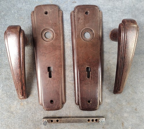Pair reclaimed brown - pair, of