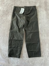 Deadstock Barbour A85 Vintage Wax Over Trousers Outdoors Size Medium 31" Leg