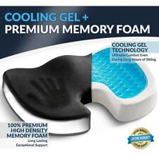 Air Travel Cooling Gel Cushion Coccyx, Sciatica, Tailbone Pain Relief & Support