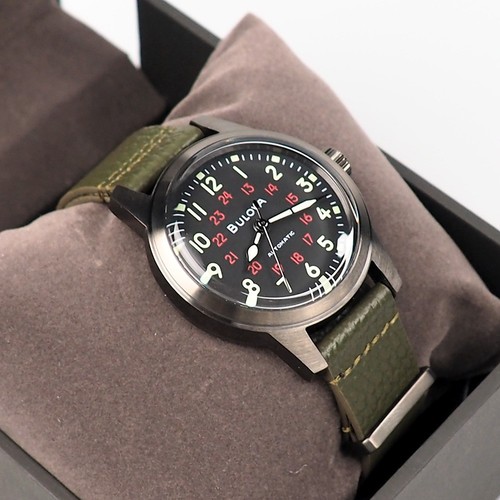 Men bulova military hack - men's,
