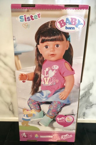 Baby born big sister doll - born,