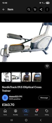 Nordic track 5 elliptical - e, 9.5